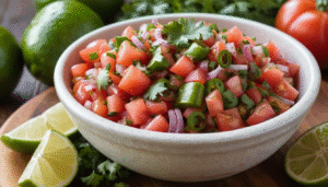 Fresh Tomato Salsa Pico De Gallo recipe