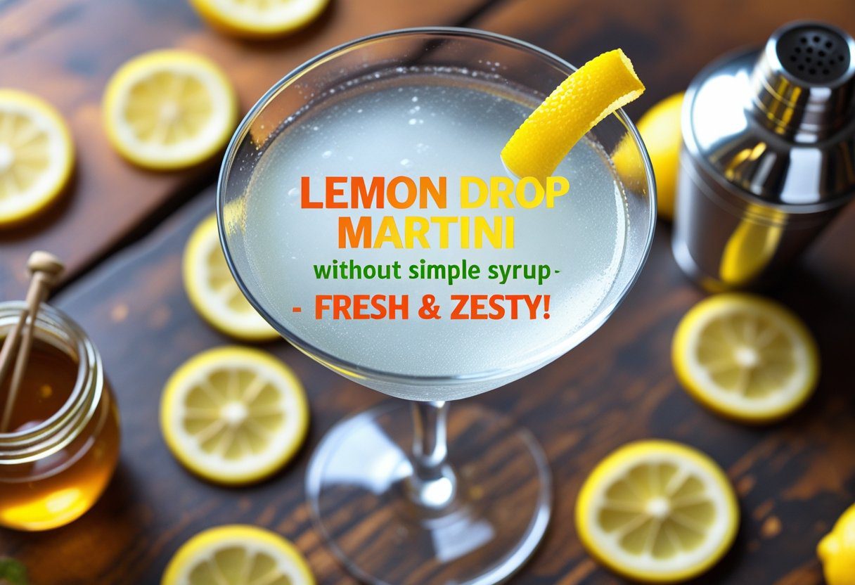 Zesty Lemon Drop Martini Recipe Without Simple Syrup