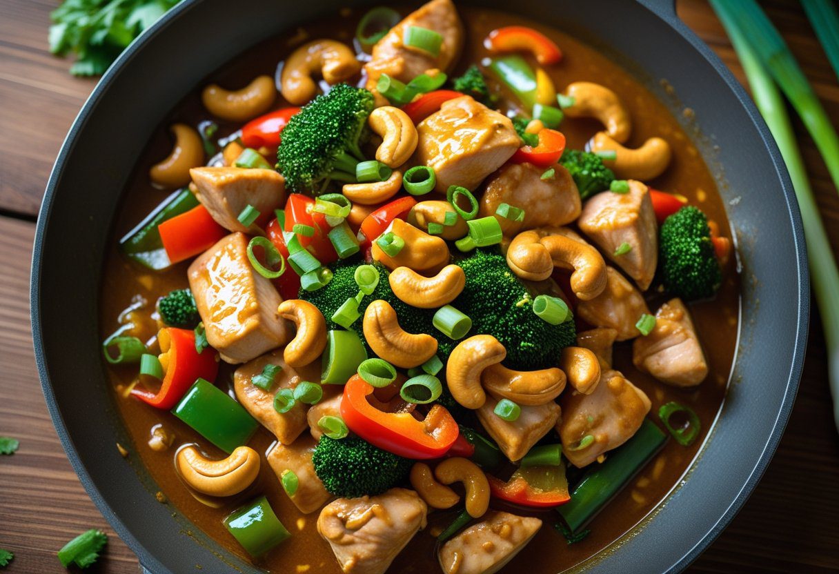 Easy Cashew Chicken Delight One-Pan Recipe for a Tasty Meal
