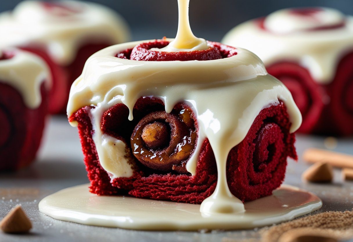 Heavenly Red Velvet Cinnamon Rolls Recipe