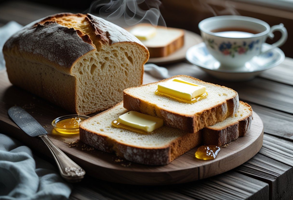 Mary Berry homemade soda bread served warm with butter and jam quick soda bread Mary Berry recipe rustic farmhouse soda bread breakfast
