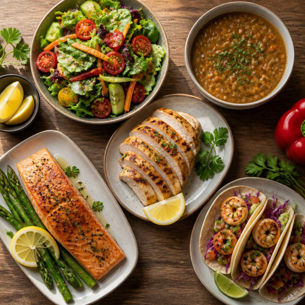 What are 10 good dinner foods healthy