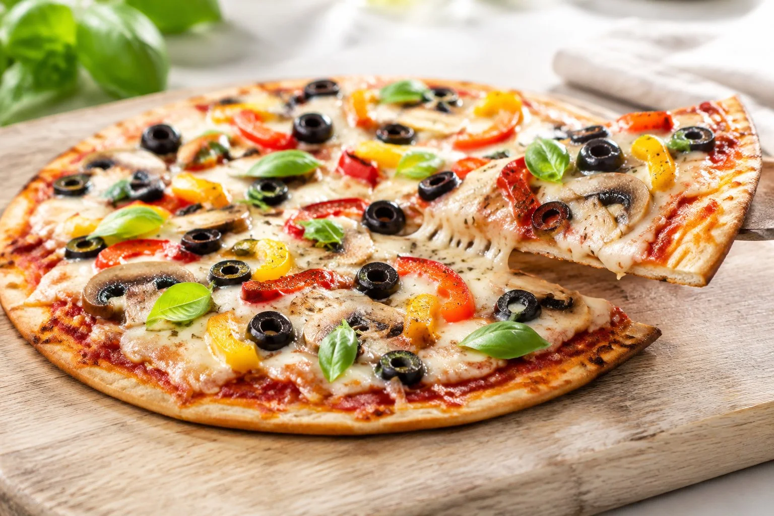 Cottage Cheese Flatbread Pizza